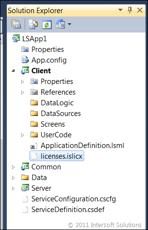 Adding ClientUI license file